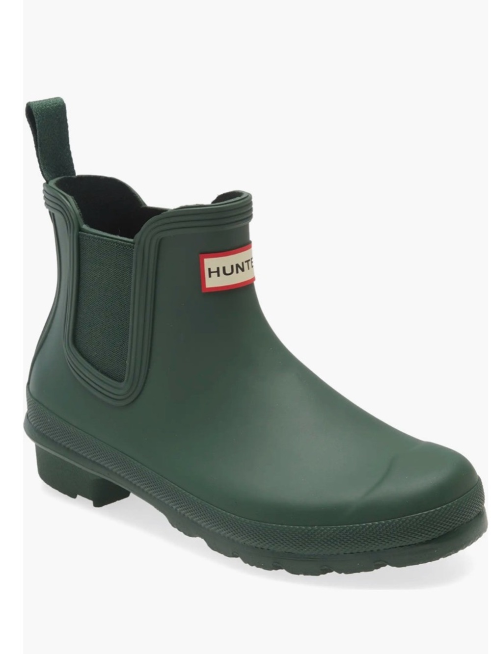 Hunter Women’s Chelsea Rain Boot - Dark Green 🔥 Size 8